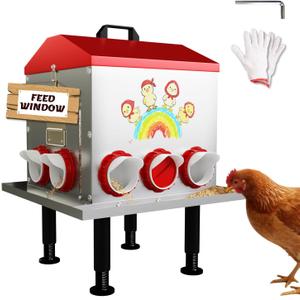 StellarStar 85LB Large Automatic Chicken Feeder with Window