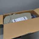 Intex Dura-Beam Deluxe Comfort-Plush Elevated: Fiber-Tech  Queen Size  Built-in Electric Pump  18in Bed Height  600lb Weight Capacity (Grey)