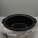 bella 6.0 Qt Programmable Slow Cooker, Ceramic Nonstick Coating, Adjustable Temperature & Cooking Times, Dishwasher Safe Stoneware Pot & Tempered Glass Lid, Tangle Free Cord Wrap, Oatmilk