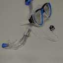 Cressi Big Eyes & Seal Dry Mask & Snorkel Kits, Clear/ Azure