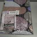 Shower Mat Non Slip, 15.736 Inch, Shower Mats for Showers Anti Slip, Non Slip Bath Mat for Shower and Bathroom, Wet Area, Quick Drying, No Suction Cups, Colored Pebbles