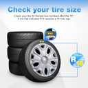 Hubcap Wheel Covers for 2015-2026 Ford Transit 150 250 350 350HD ABS Hubcap Replacement Set of 4, 16 inch Sliver