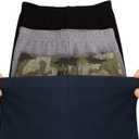 Baby and Toddler Boys Cotton Pants, 4 Pack 2T-6Y Joggers Sweatpants for Boys, Size 3T