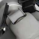 Aqua Flow Premium Pet Water Fountain - Automatic Dispenser Drinking Bowl for Cats and Dogs - Anti-Hair Drainage System - Replaceable Filters - Ideal for Multiple Pets - 52 up to 120 fl oz - Gray