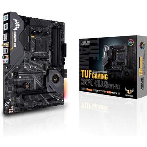 ASUS AM4 TUF Gaming X570-Plus (Wi-Fi) AM4 Zen 3 Ryzen 5000 & 3rd Gen Ryzen ATX Motherboard with PCIe 4.0, Dual M.2, 12+2 with Dr. MOS Power Stage