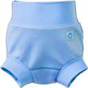 Splash About Happy Nappy Reusable Swim Diaper, Cashmere Blue, 6-12 Months