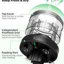 Papettly Automatic Fish Feeder for Aquarium - Auto Fish Food Dispenser for Fish Turtle Tank with USB Cable & LCD Display, Timer Fish Feeder for Vacation Weekend Holiday, with Fish Feeder Spoon