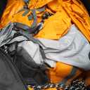 Amazon Basics 8-Person Spacious Camping Tent with Rainfly, Quick Setup, Ventilation, Storage Pockets, 3-Season, Orange/Grey