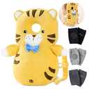 Feidoog Baby Head Protector Cushion Backpack with 3 Knee Pads for Walking & Crawling,Tiger
