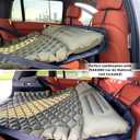 Car Rear Seat Mattress Extension Plate, Foldable Car Back Seat ExtenderPortable Mattress for Sleeping, Increase Travel Trunk Space and Car Bed Camping Space for Cars, SUV, Model Y/3