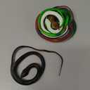 Rubber Snakes to Keep Birds Away - 4 PCS Realistic Fake Rubber Snake for Garden Props to Scare Birds, Squirrels and Mice