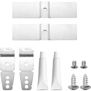 Granite Countertop Dishwasher Bracket Kit Compatible with Whirlpool Kenmore KitchenAid and More, Replaces WP8269145 AP6012289 PS11745496 etc.