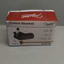 Homemate Heated Blanket Electric Throw - 50"x60" Heating Blanket Throw 1/2/4/6/8 Hours Auto-Off 10 Heat Level Over-Heat Protection Flannel Sherpa ETL Certification