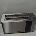 Mueller UltraToast Full Stainless Steel Toaster 4 Slice, Long Extra-Wide Slots for Bagels and Waffles, 6 Browning Levels, LED Display, Cancel/Defrost/Reheat Functions & Removable Tray, Kitchen Gadgets