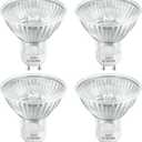 Candle Warmer Light Bulbs Accessories, 4Pcs 50 Watt Wax Warmer Bulbs for Full Size Adjustable Temperature Candle Warmer Lamp