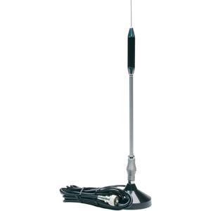 RoadPro (RP-711) 24" Magnet Mount Stainless Steel CB Antenna Kit, Black