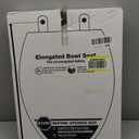 KOHLER 4636-RL-0 Cachet ReadyLatch Elongated Toilet Seat Slow Close, Soft Close Toilet Seat Quiet Lid, Contoured Grip-Tight Bumpers Installation Hardware, Apartment Essentials, White