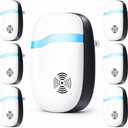 [2026 Upgraded] Ultrasonic Mouse & Pest Indoor Repeller - Stronger Driving Force, Repellent for Mice, Rats, Rodent, Roaches, Ants, Spiders, Bugs, Quiet for Home, Plug-in Control Device (6 Pack)