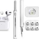 3-in-1 Cleaner Kit with 3 Pairs Ear Tip Replacement for AirPods Pro 2nd/ 1st Generation，Silicone Ear Tips with Noise Reduction Hole Compatible with Airpod Pro (S/ M/ L)