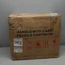 NEOTEC Retractable Garden Hose Reel 1/2 inch x 130ft - Wall Mounted Heavy Duty Hose Reel with 3/4 Inch Brass Fittings & 9-Pattern Nozzle - Auto Rewind System, Any Length Lock, 180 Swivel Bracket