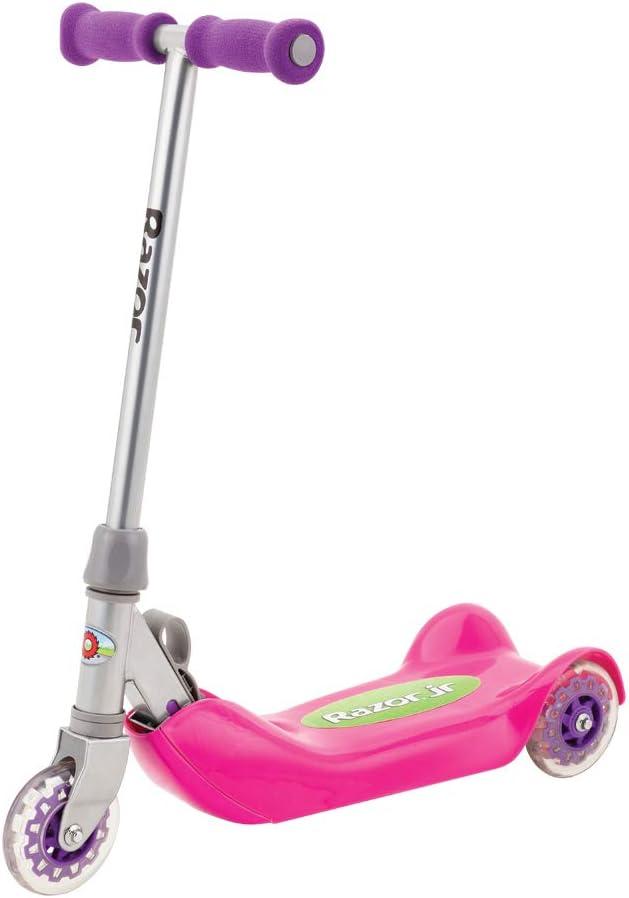 Razor Jr. Folding Kiddie Kick Scooter, Pink, 10.43"L x 25.2"W x 22.2"H