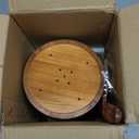 Spardar Wooden Kitchen Utensils, 12 Piece Set Wooden Spoon Set with 9 Teak Wood Cooking Spoons, Spoon Rest, Pot Holde, 3.3 Inch Utensil Holder, as Kitchen Decoration and Housewarming Gift