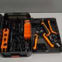 SOMELINE Solar Connector Crimping Tool Kit, 14 12 10 AWG Ratchet Wire Crimper, 15 Pairs Solar Panel Connectors, Wrenches and Automatic Solar Wire Stripper, for Solar Panel Cable Assembly