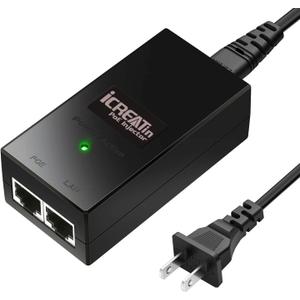 Gigabit POE Injector Adapter, IEEE 802.3af Compliant, 10/100/1000Mbps RJ45, up to 328 ft, Compatible with TL-POE150S, TPE-113GI (GbE_POE_1Pack)
