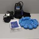 Acquaer Automatic Swimming Pool Cover Pump, Submersible Sump Pump with 3/4 Check Valve Adapter & 25ft Power Cord, Water Removal for Pool, Hot Tubs, Rooftops, Water Beds and More, 1/3 HP 2950 GPH