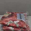 GarveeHome Christmas Rug 2x3 Boho Non-Slip Stain Resistant Machine Washable Rug for entryway, Large Neutral Low-Pile Area Rug for Living Room Bedroom Office, Red