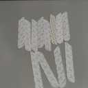 ZONGOOL 12 PCS Rug Tape, Reusable Washable Grippers for Rugs, Double Sided Non-Slip Rug Pads for Hardwood Floors, Rug Stoppers to Prevent Sliding, White