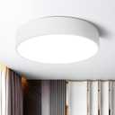 Dimmable LED Flush Mount Close to Ceiling Light Fixture,Living Room Lighting Fixtures,Modern Large Interior Round White Ceiling Lamps for Kitchen Master Bedroom,5CCT 2700K-6000K,15.74 Inch