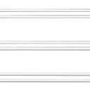 Knape & Vogt 1133 Fixed Window Safety Guard, for Children, Pets, Home Security, 3-Bars, Adjustable Width 24" to 42", Max Height: 10-3/8", White