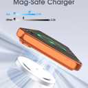 WRVVR for Apple Mag-Safe Charger 2 Pack, Magnetic Wireless Charger for iPhone 17/17 Pro/17 Pro Max/Air/16 15 14 13 12 Pro Max Plus mini, Charging Pad for Airpods Pro 3 2,Strong Magnet, Silver