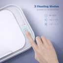 Deluxe Baby Wipe Warmer Dispenser, 3 Heating Modes, Touch Control, Large Capacity, Even Warming for Newborn & Night Use