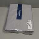 Bedsure Queen Sheet Set, Rayon Derived from Bamboo, Cooling Sheets, Deep Pocket Up to 16", Breathable & Soft, Hotel Luxury Silky Bedding for Hot Sleepers, Silver Grey