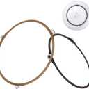 Microwave Turntable Ring, 7.44 & 8.66 Inch Replacement Microwave Turntable Accessories for Roller Spinner for 9-12 Inch Glass Plates, Oven Tray Plate Holder Durable Support Parts