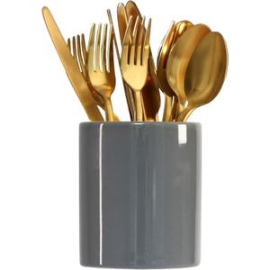 Grey Spoon Holder,Cutlery Holder for Kitchen, Buffet Dining (4.72'')
