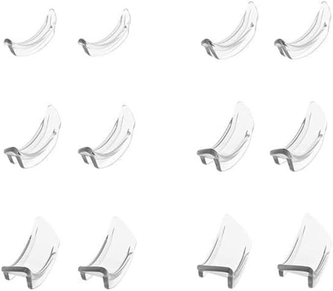 6 Pair Transparent Invisible Sizer Adjuster for Man Woman Rings Size Adjustable Making Tools and Accessories Spacer Guards Sizer Loose Size Reducer Jewelry Tool Jewelry Accessories