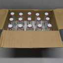 Tebery 15 Pack Flip Top Round Glass Bottles with Leak Proof Easy Caps, 5 oz Clear Beer Bottle Vinegar Kombucha Bottles for Wedding Themed Baby Shower Christmas Gifts