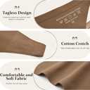 Seamless G-String Thongs for Women,T-Back Thong,No Show Underwear Stretch Comfortable Breathable Low Rise Panties (S)