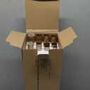 TONIAL1 Inch Double Curtain Rods for Windows 48 to 84 Inches, Heavy Duty Decorative Drapery Rod 32 to 86 Inches with Classic Cap Finial, Gold