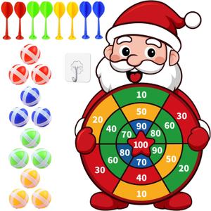 Valentine Gift for Kids, Pink Cartoon Dwarf Dart Board with 12 Sticky Balls Valentines Games, Large Kids Valentines Day Gifts for Boys Girls Toddlers, Valentines Games for Kids Party Classroom