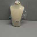 GemeShou Beige necklace hanger jewelry organizer, Velvet jewelry stand necklace holder, Large jewelry mannequin bust for necklaces【Beige-L height 13 inch】