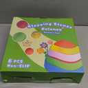 Stepping Stones for Kids  Toddler Stepping Stones for Balance and Sensory Play, Non-Slip Indoor and Outdoor Balance Toys for Boys and Girls Age 3+, Stackable 6 Pcs Set