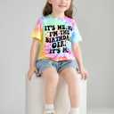 Birthday Girls Shirts for Kids 1-12 Year (2T, Tie-dyeb)