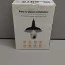 UPULTRA Light Bulb Security Camera Outdoor 2packs HD Wireless 5GHz/2.4GHz WiFi Home IP Cameras E27 360 Degree Panoramic,Motion Detection and Alarm,Two-Way Audio,Night Vision