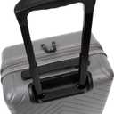 TRIPS RIDGELINE 20-Inch Carry-On Lightweight Durable Hardside 8-Wheel Spinner Cabin Size Luggage, Granite