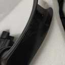 Senlesen Matte Black Bathroom Single Handle Freestanding Bathtub Faucet Floor Mounted Waterfall Tub Filler with Hand Shower Set