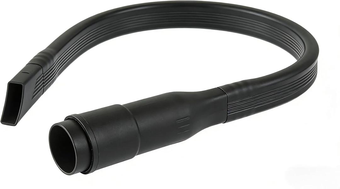 Flexible Vacuum Crevice Tool 25 Inch Length 1PC Flat Nozzle Attachment for 1-1/4 or 1-3/8 Inch Vacuum Hoses, MIDLE